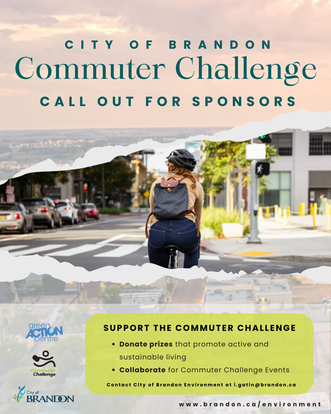 Call for Sponsorships Commuter Challenge SM ad