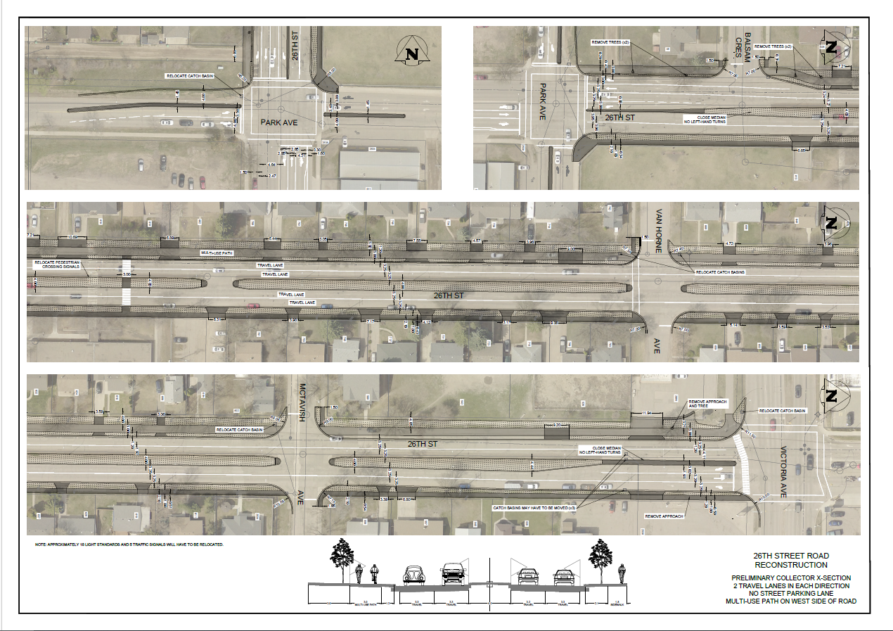 Multi-use Path On West Side - No Street Parking