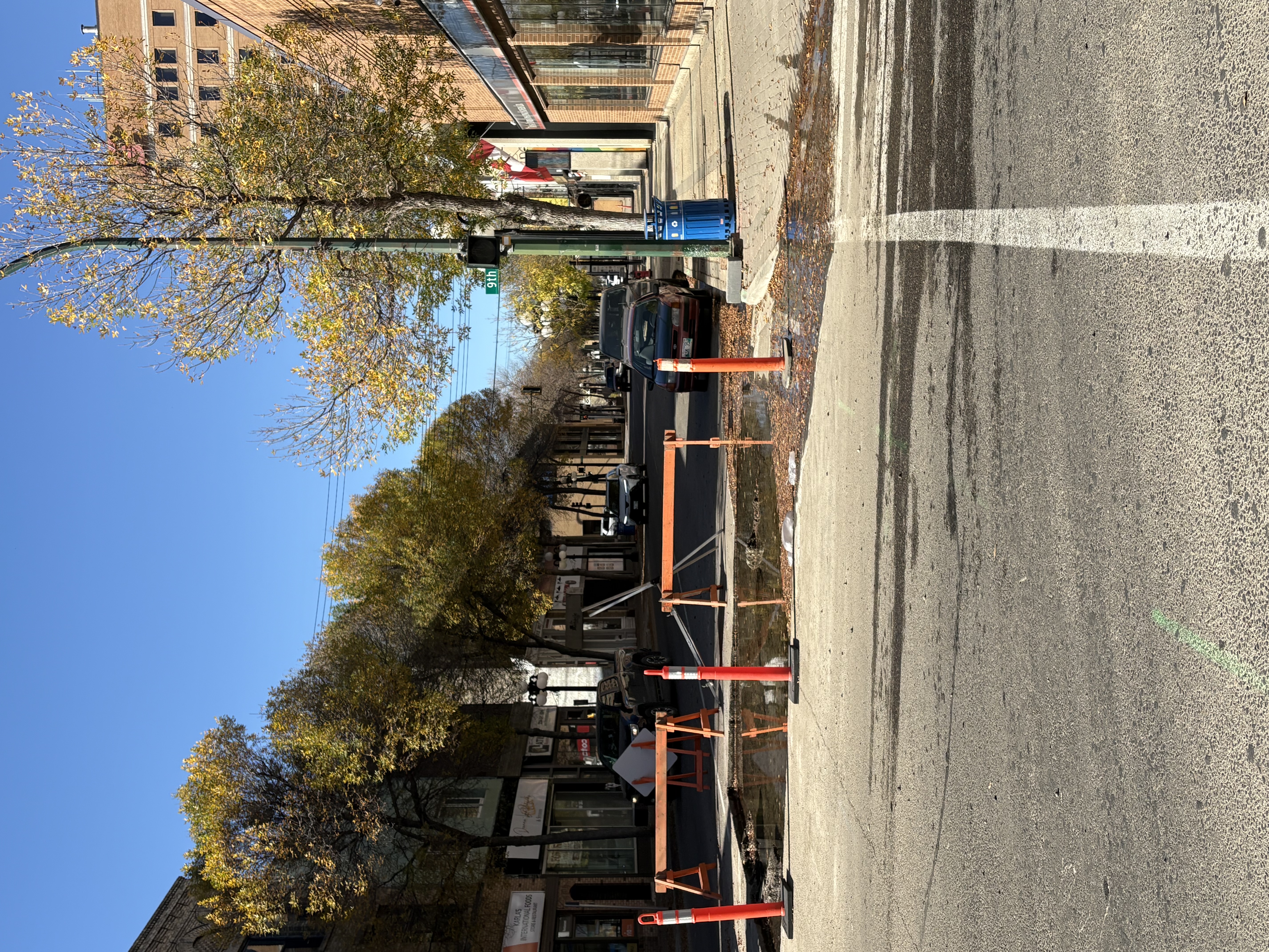 Photo of water valve issues on Rosser Ave