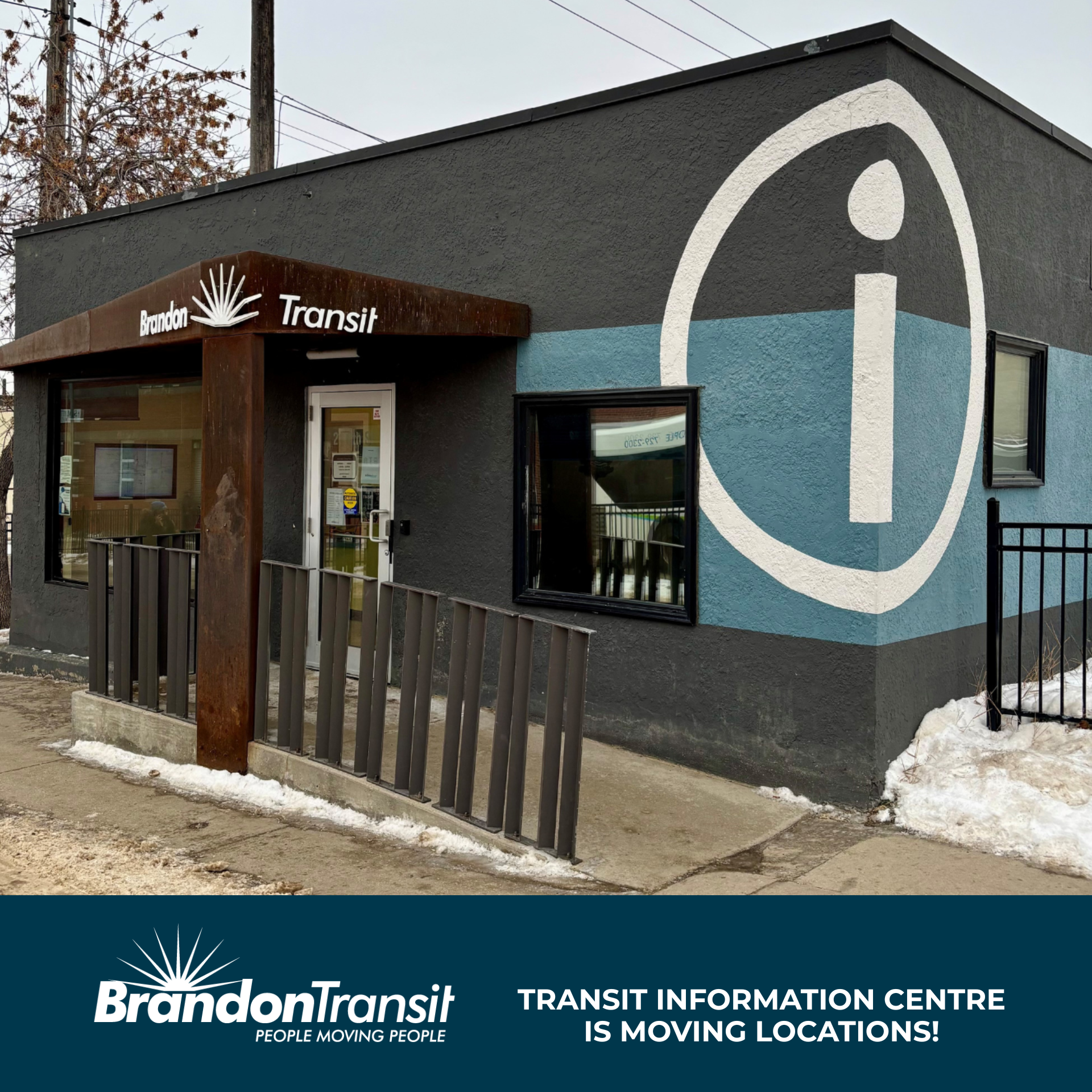 Photo of Transit Information Centre that is moving this month